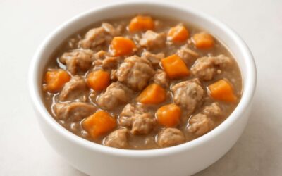 Treat your pup to turkey and sweet potato wet dog food for wag-worthy meals!