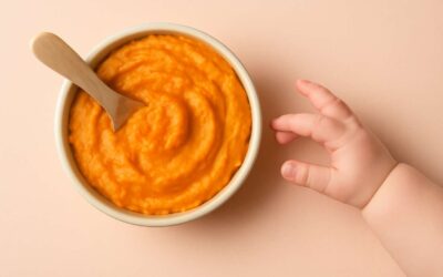 A tasty starter: sweet potato to babies, gentle, nutritious first bites.